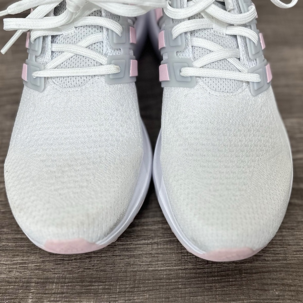 Adidas  UBounce DNA Sneakers in Cloud White/Clear Pink/Silver Metallic [S7170] - Picture 7 of 12